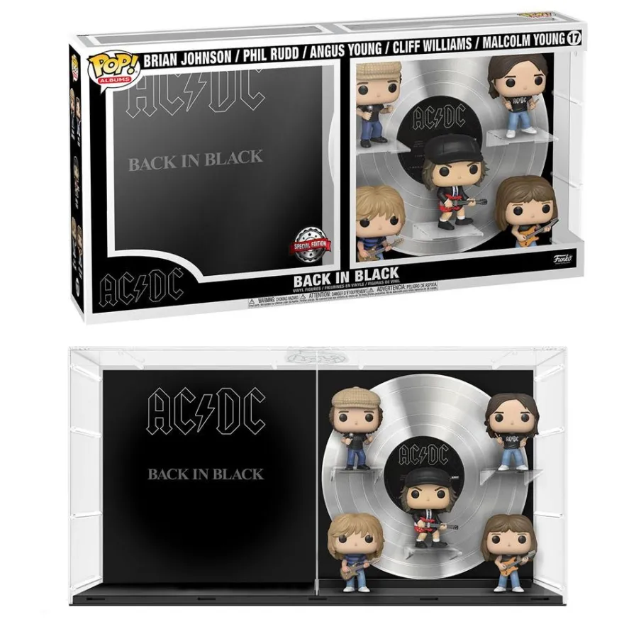 AC/DC Funko Pop! Albums DLX Vinylfigur Back In Black (5-Pack)