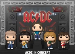 AC/DC POP! Moments DLX Vinyl Figuren 5er-Pack AC/DC in Concert 9 cm