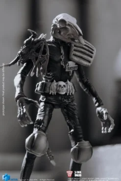 2000 AD Exquisite Mini Actionfigur 1/18 Black and White Judge Mortis