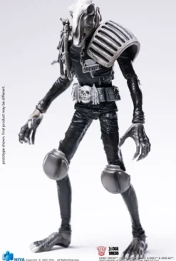 2000 AD Exquisite Mini Actionfigur 1/18 Black and White Judge Mortis