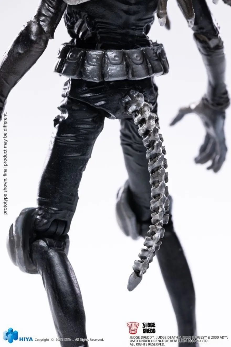 2000 AD Exquisite Mini Actionfigur 1/18 Black and White Judge Mortis