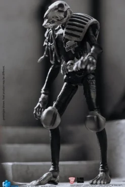 2000 AD Exquisite Mini Actionfigur 1/18 Black and White Judge Mortis