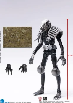 2000 AD Exquisite Mini Actionfigur 1/18 Black and White Judge Mortis