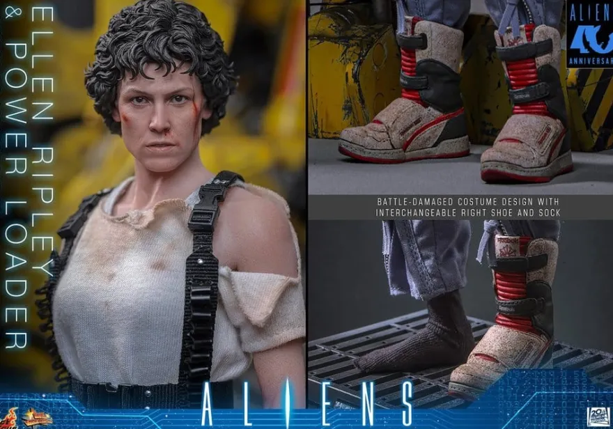 Alien Movie Masterpiece Figuren Set 1/6 Ellen Ripley und Power Loader 52 cm