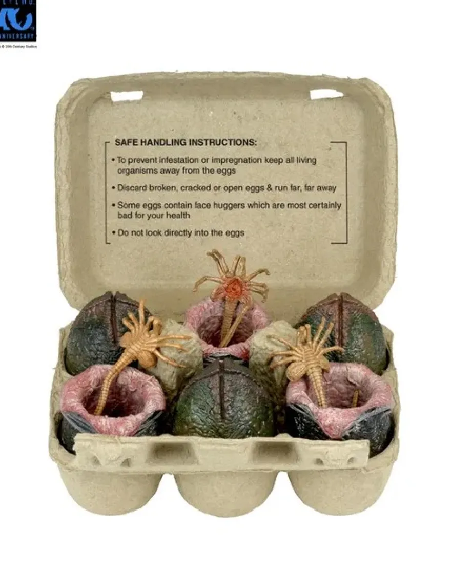 Aliens 40th Anniversary Alien Eggs 6 Accessory Pack