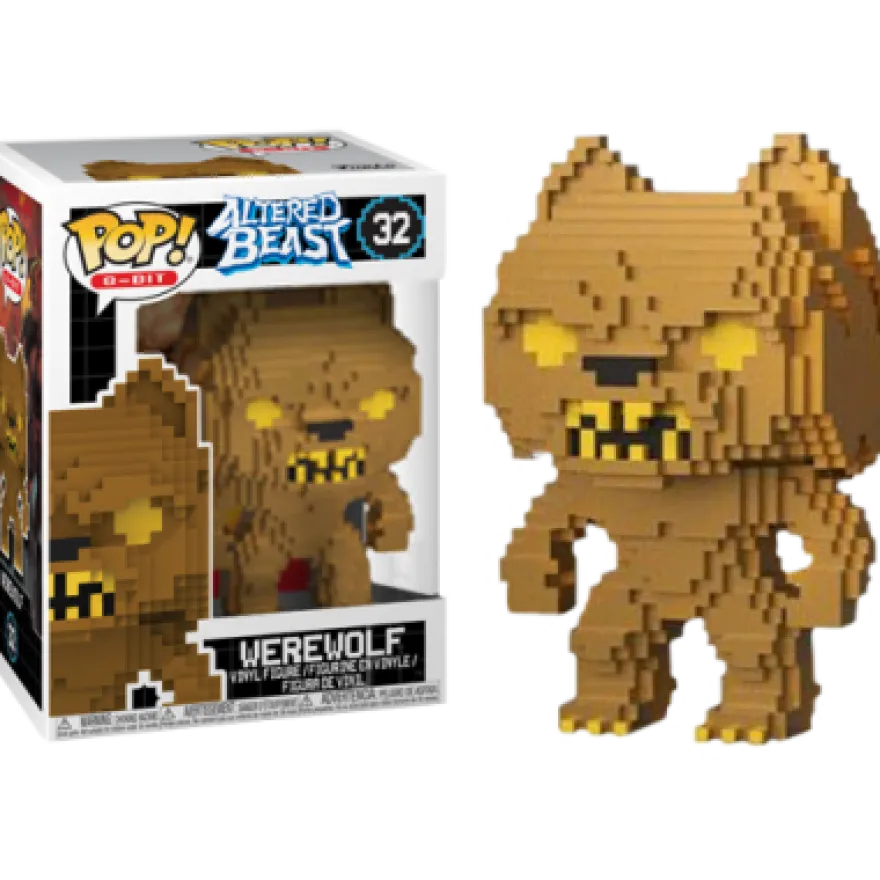 Altered Beast Funko Pop! Vinylfigur Werewolf (Gold) 8-Bit 32 Exclusive
