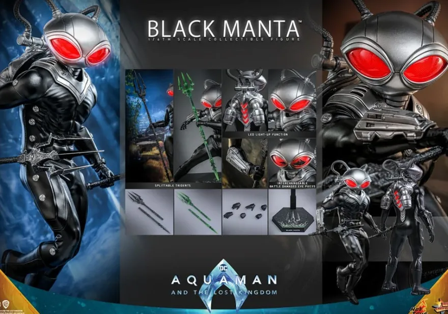 Aquaman: Lost Kingdom Movie Masterpiece Actionfigur 1/6 Black Manta 34 cm