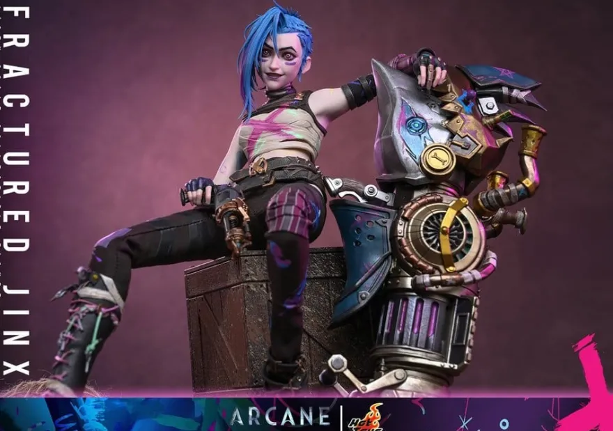 Arcane Actionfigur 1/6 Fractured Jinx 28 cm
