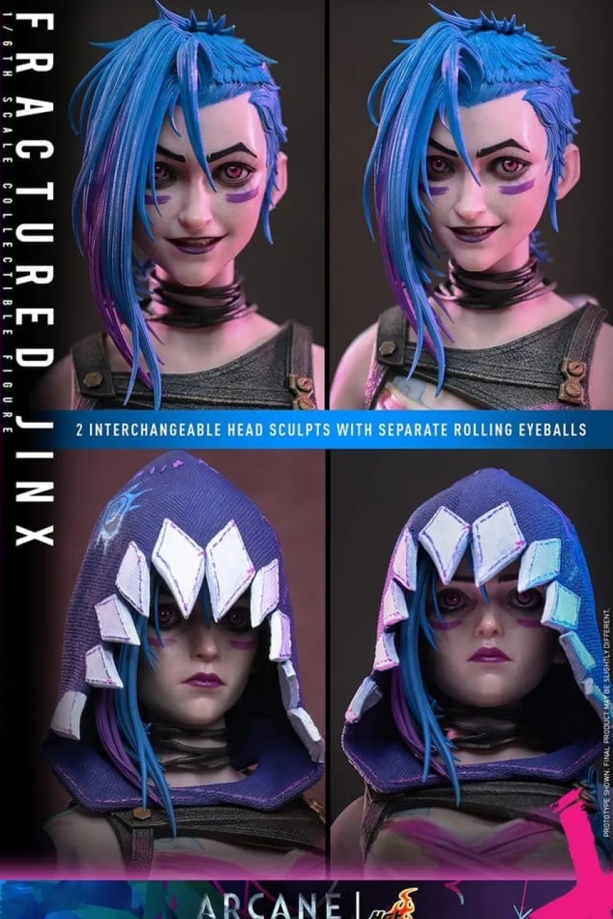 Arcane Actionfigur 1/6 Fractured Jinx 28 cm