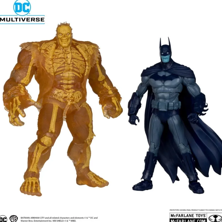 Arkham City DC Multiverse Actionfiguren 2er-Pack Batman & Solomon Grundy (Gold Label) 18 cm