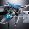 Astro Bot Chogokin Actionfigur Astro Bot & Dual Speeder
