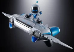 Astro Bot Chogokin Actionfigur Astro Bot & Dual Speeder