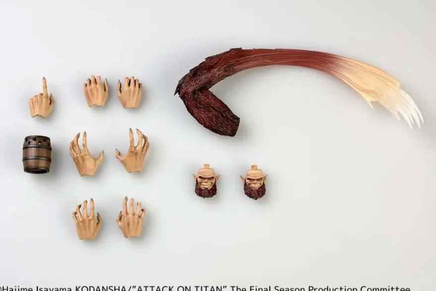 Attack on Titan Beast Ttitan Revoltech Amazing Yamaguchi Actionfigur
