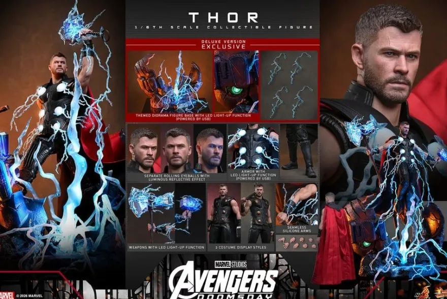Avengers: Doomsday Movie Masterpiece Actionfigur 1/6 Thor (Deluxe Version) 32 cm