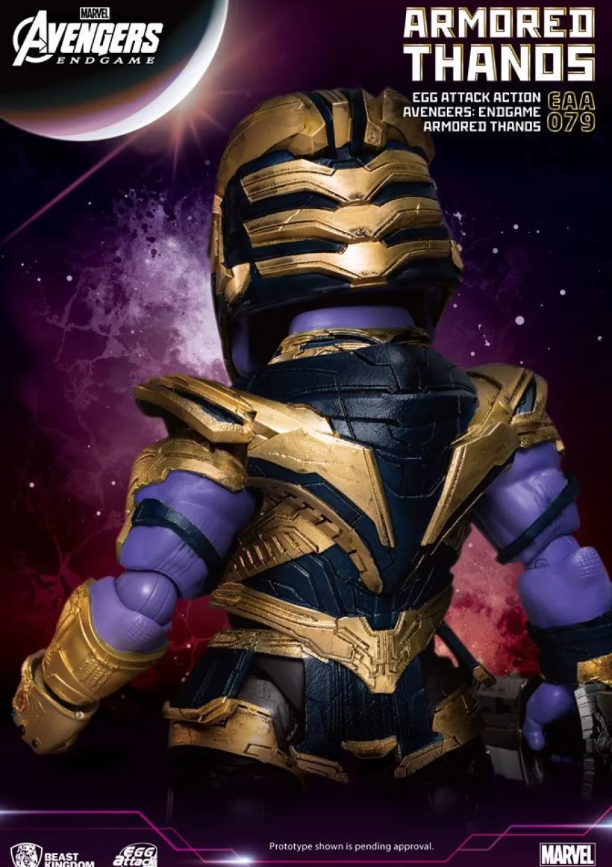 Avengers Endgame 'Egg Attack Action' Figur Armored Thanos