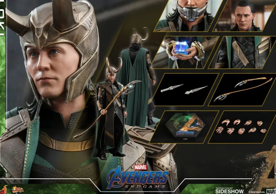Avengers Endgame Movie Masterpiece Actionfigur 1/6 Loki