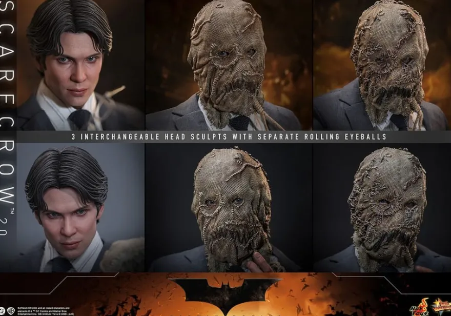 Batman Begins Movie Masterpiece Actionfigur 1/6 Scarecrow 2.0 30 cm