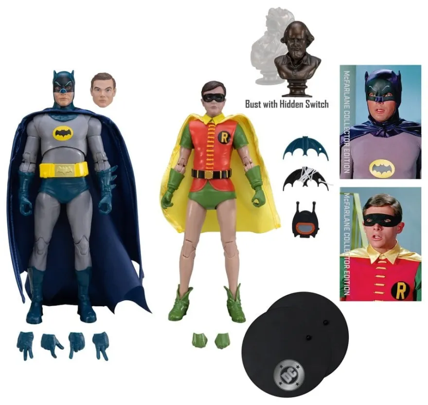 Batman Classic TV Series DC Multiverse McFarlane Collector Edition Actionfiguren 2er-Pack