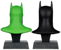Batman DC Direct Mini-Replik 1/3 2er-Pack Batman Masken Hush & Knightfall (Jokerized) (Gold Label) 1