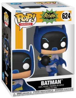 Batman 66 POP! Heroes Vinyl Figur Batman with Bomb 9 cm
