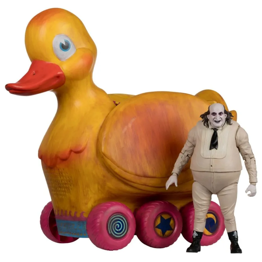 Batmans Rückkehr DC Multiverse Fahrzeug mit Actionfigur The Duck & Penguin