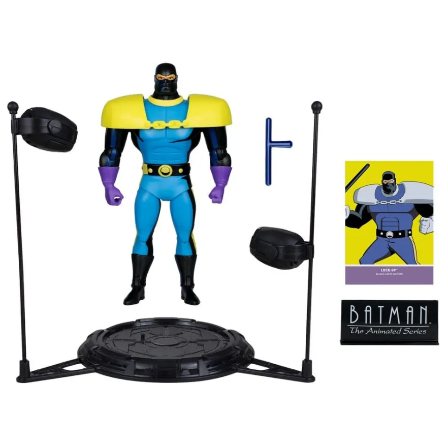Batman: The Animated Series DC Direct Build-A Actionfigur Wave 5 Lock-Up Black Light Edition