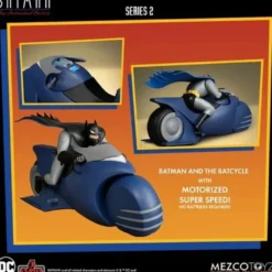 Batman The Animated Series 5 Points Actionfigur 9,5 cm Batman & Batcycle