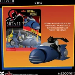 Batman The Animated Series 5 Points Actionfigur 9,5 cm Batman & Batcycle