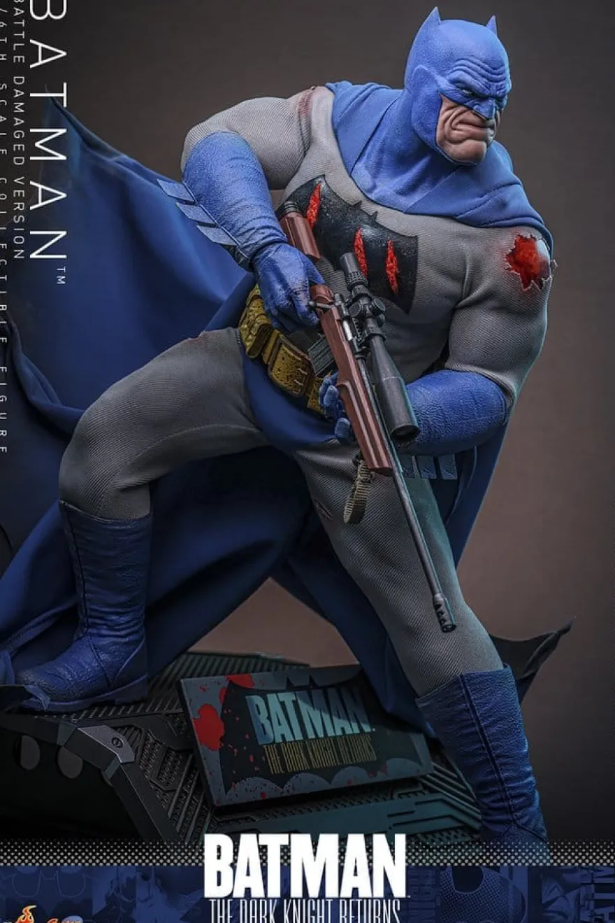 Batman: The Dark Knight Returns Comic Masterpiece Actionfigur 1/6 Batman (Battle Damaged Version)