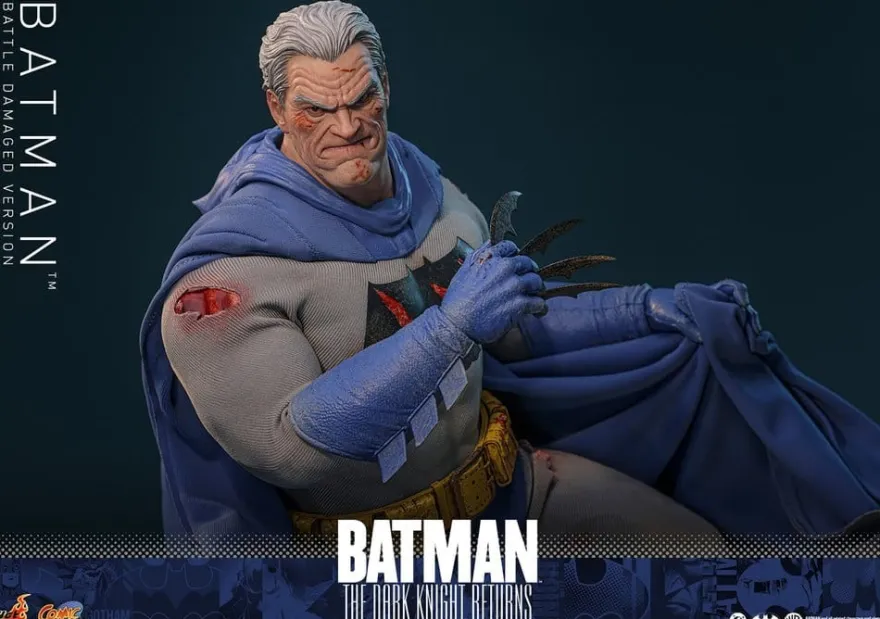 Batman: The Dark Knight Returns Comic Masterpiece Actionfigur 1/6 Batman (Battle Damaged Version)