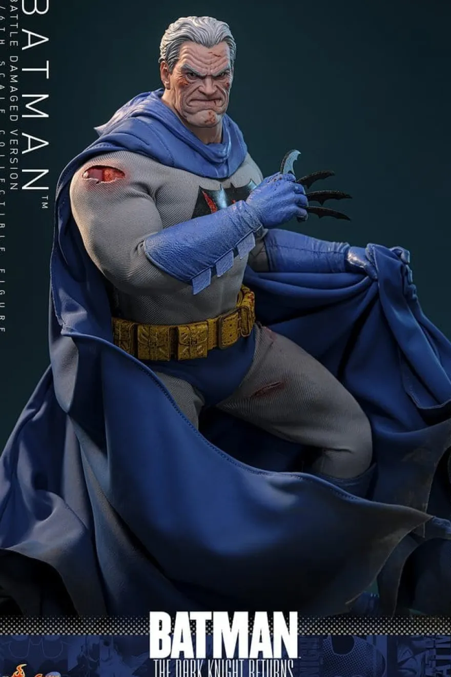 Batman: The Dark Knight Returns Comic Masterpiece Actionfigur 1/6 Batman (Battle Damaged Version)