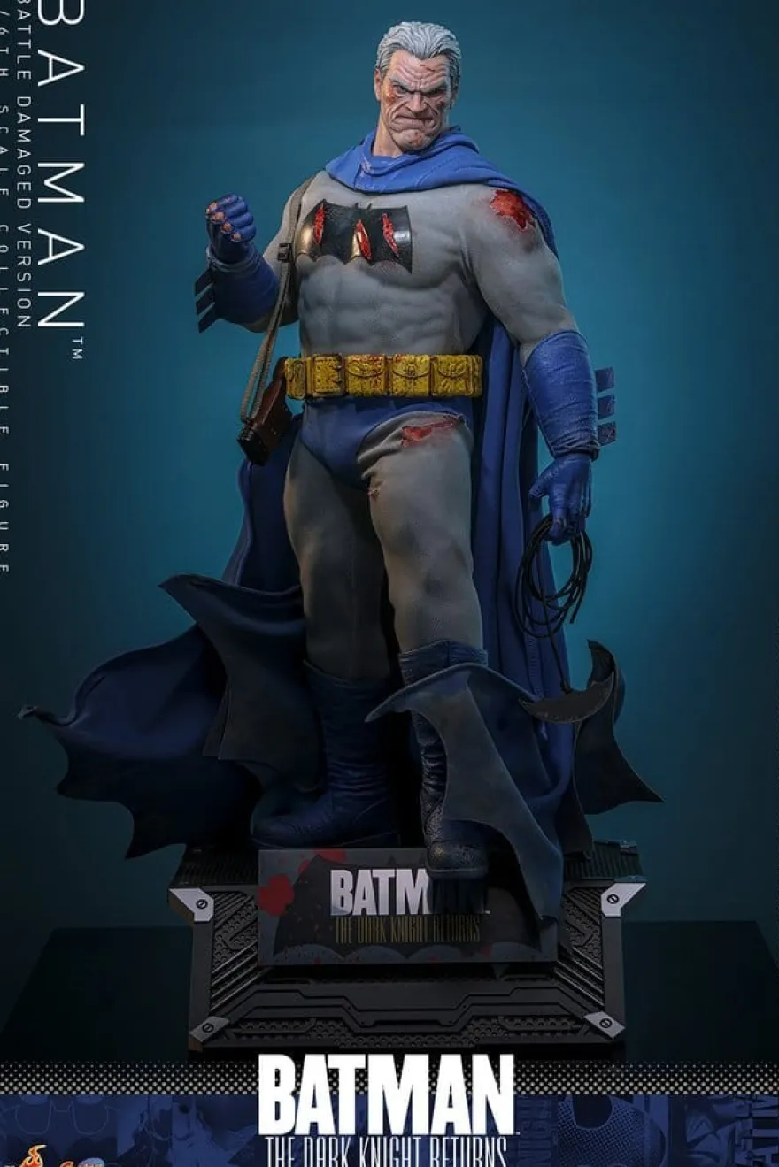 Batman: The Dark Knight Returns Comic Masterpiece Actionfigur 1/6 Batman (Battle Damaged Version)