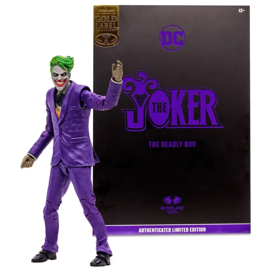 Batman & The Joker: The Deadly Duo DC Multiverse Actionfigur The Joker (Gold Label) 18 cm