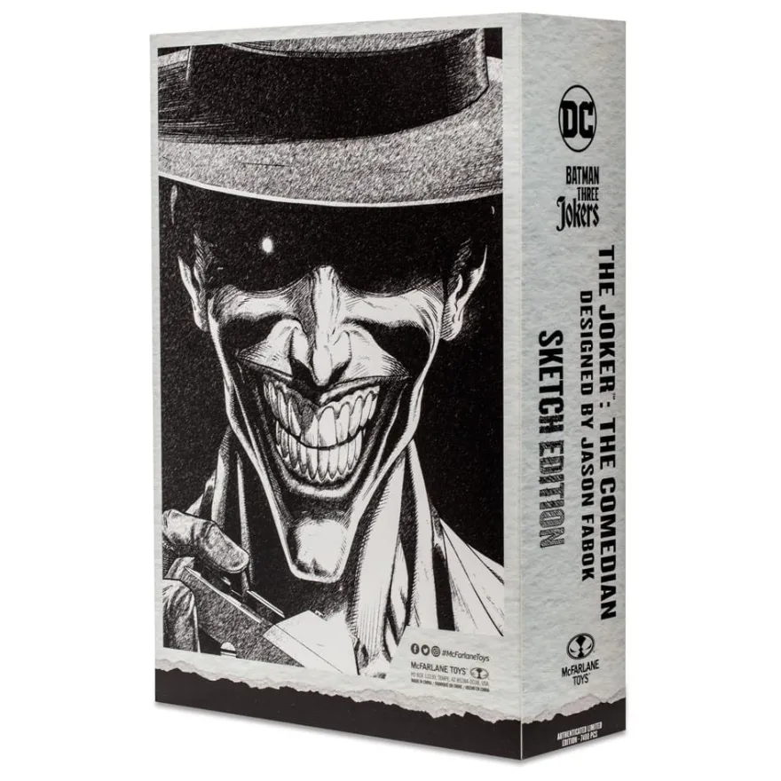 Batman: Three Jokers DC Multiverse Actionfigur The Joker: The Comedian Sketch Edition (Gold Label) 1