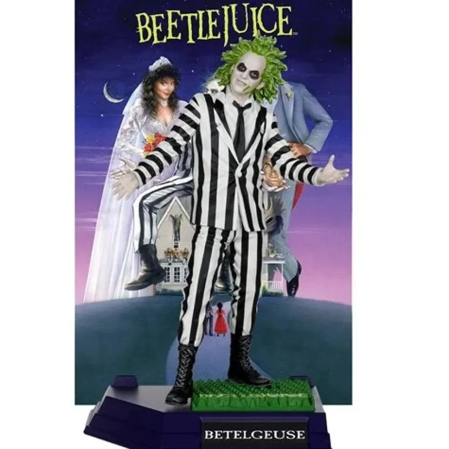 Beetlejuice 1988 Movie Maniacs Statue Beetlejuice 15 cm