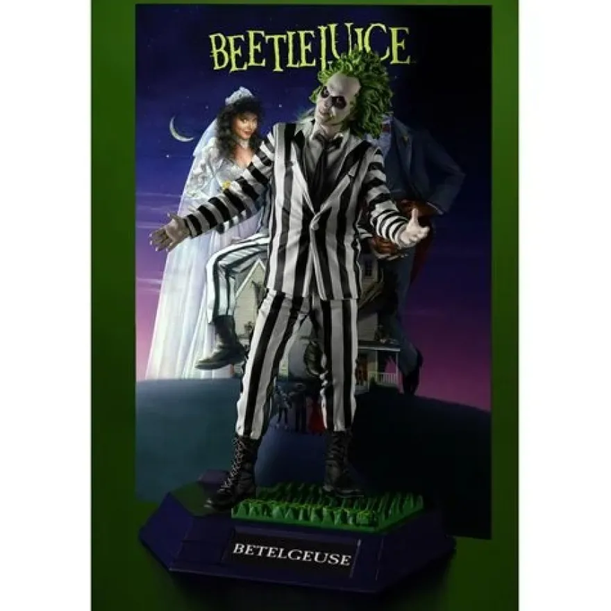 Beetlejuice 1988 Movie Maniacs Statue Beetlejuice 15 cm
