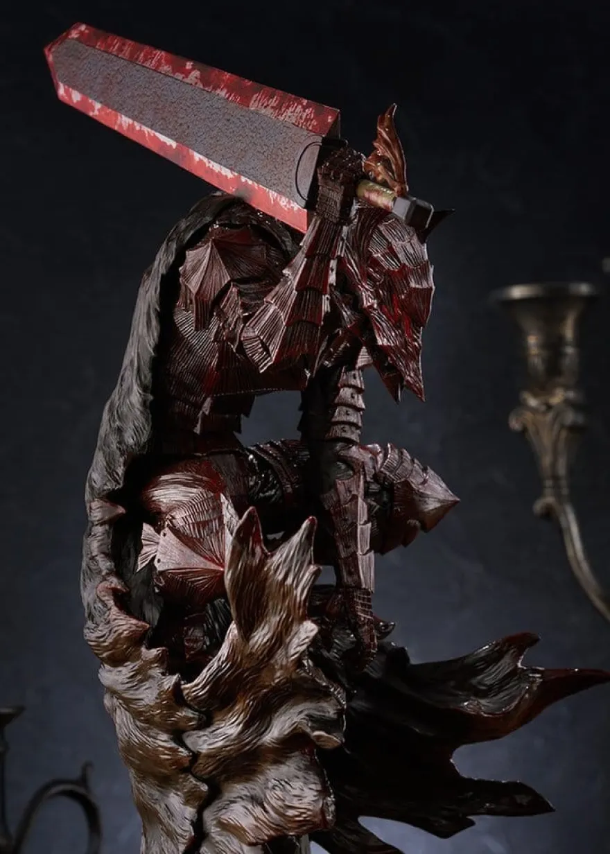 Berserk Pop Up Parade PVC Figur Guts (Berserker Armor): Bloody Paint Ver. L Size 28 cm