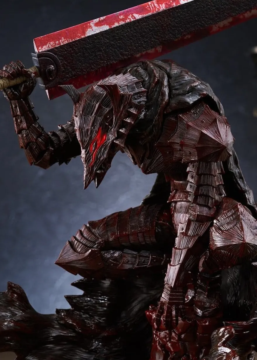 Berserk Pop Up Parade PVC Figur Guts (Berserker Armor): Bloody Paint Ver. L Size 28 cm