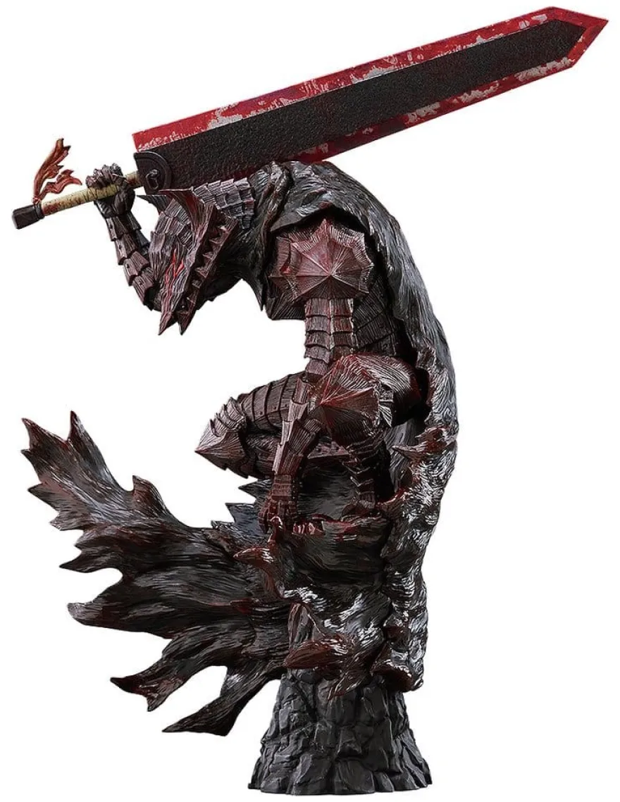 Berserk Pop Up Parade PVC Figur Guts (Berserker Armor): Bloody Paint Ver. L Size 28 cm