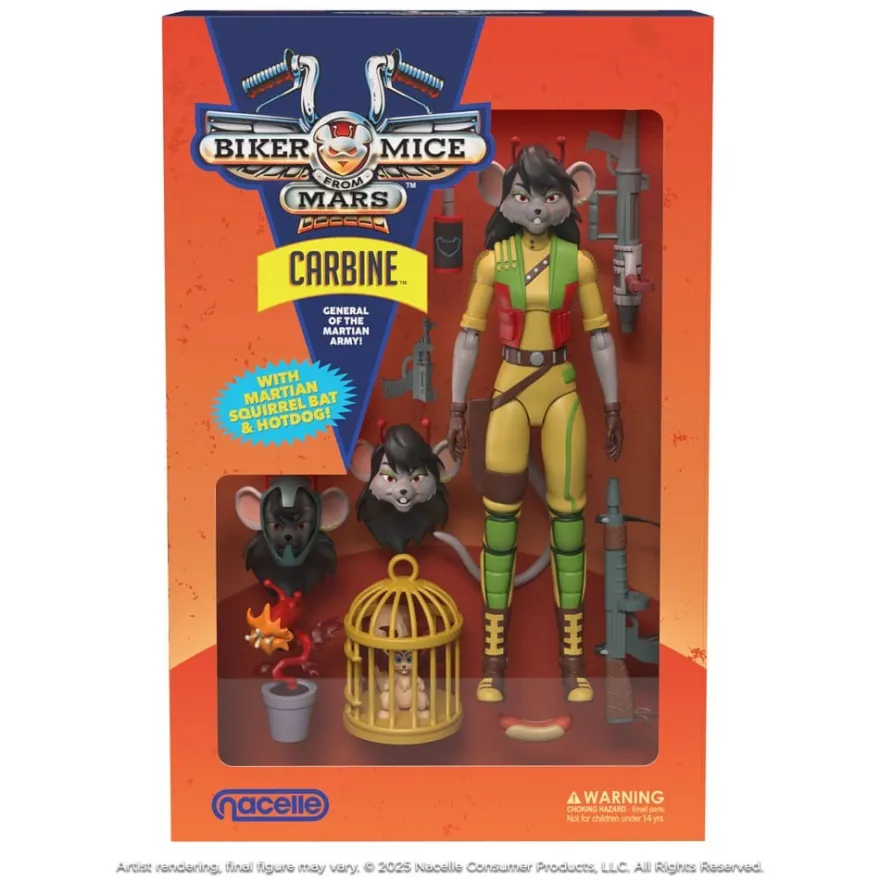 Biker Mice From Mars Actionfigur Carbine 23 cm