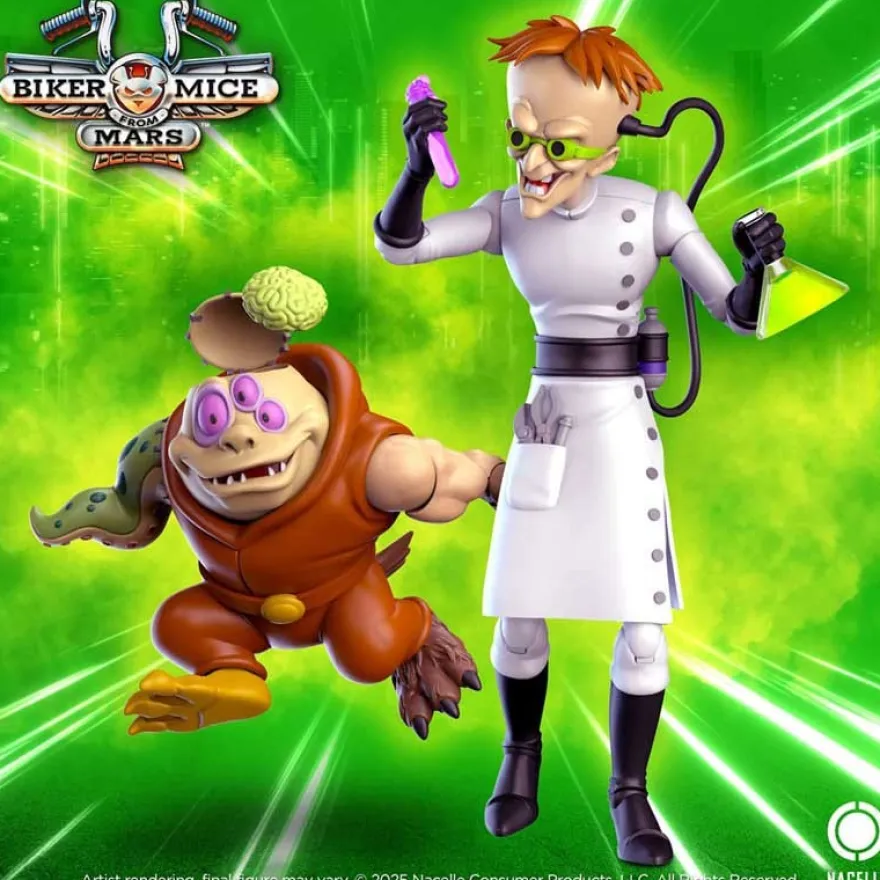 Biker Mice From Mars Actionfigur Karbunkle & Fred The Mutant 23 cm