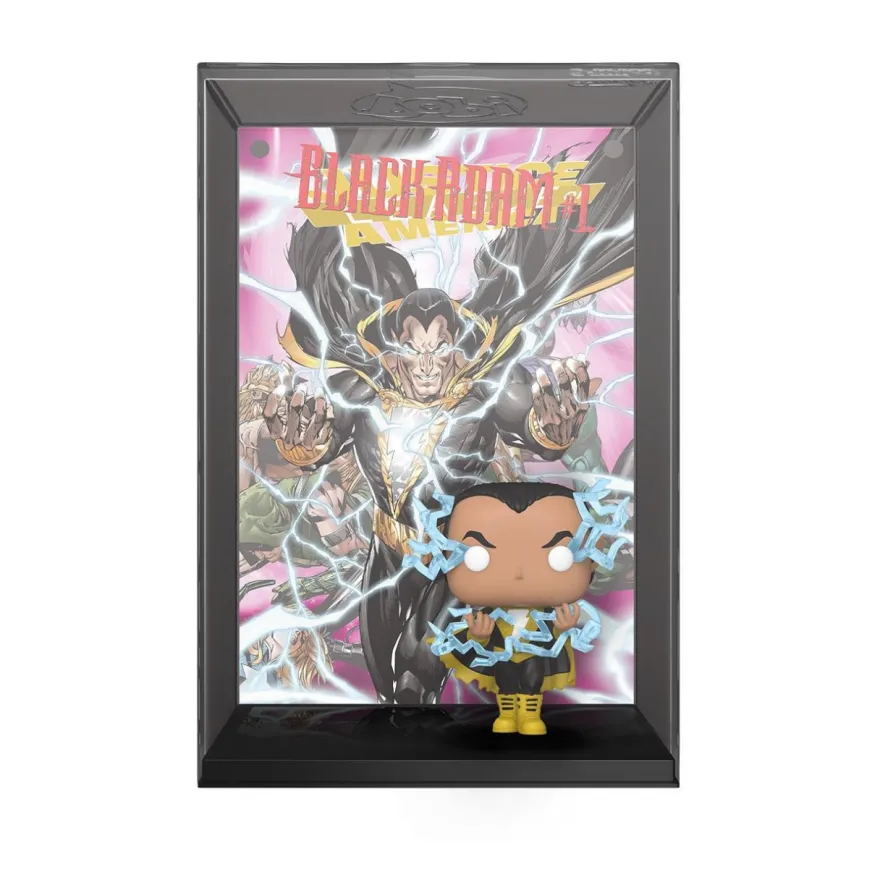Black Adam Funko Pop! Comic Cover Vinylfigur Black Adam (Glow-in-the-Dark) 08
