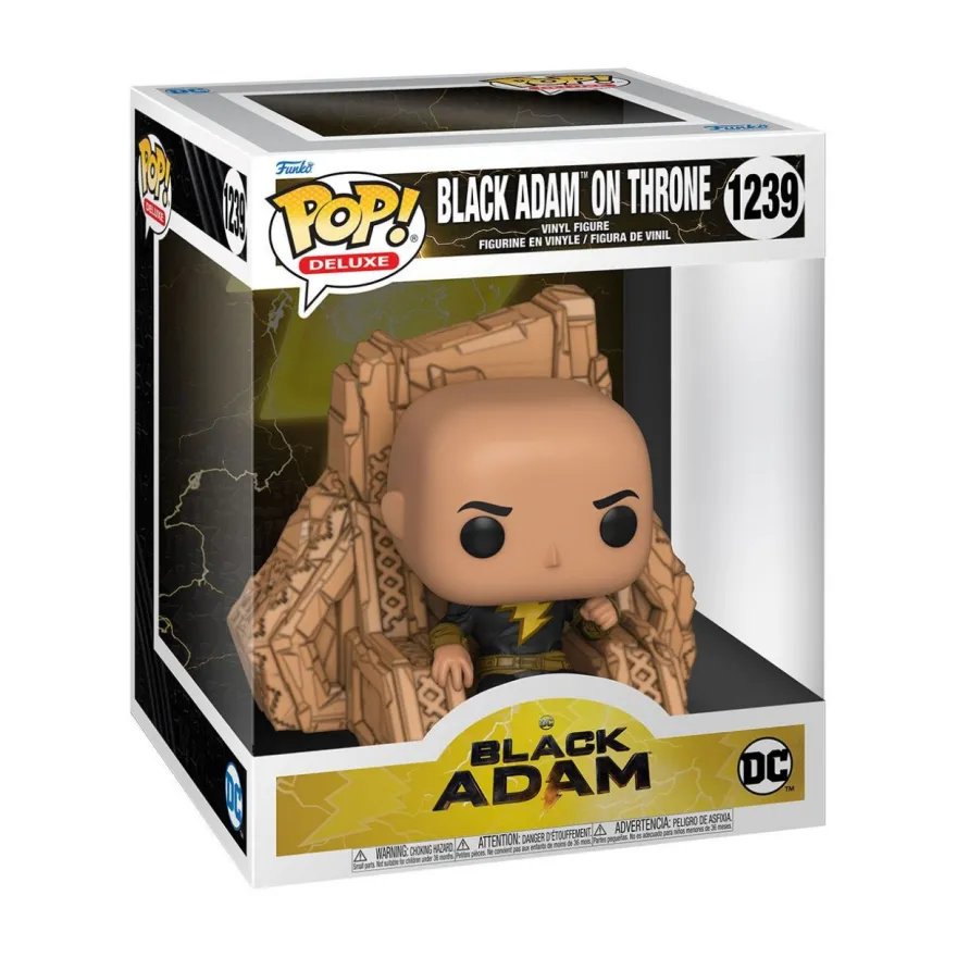 Black Adam Funko Pop! Deluxe Vinylfigur Black Adam on Throne 1239