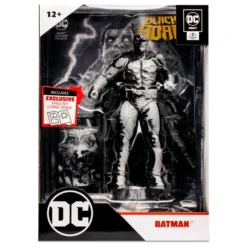Black Adam Page Punchers Actionfigur & Comic Batman Line Art Variant (Gold Label)