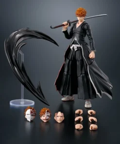 Bleach S.H. Figuarts Actionfigur Ichigo Kurosaki Getsugatensho 16 cm