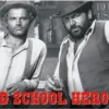 Bud Spencer & Terence Hill Blechschild Old School Heroes 20 x 30 cm