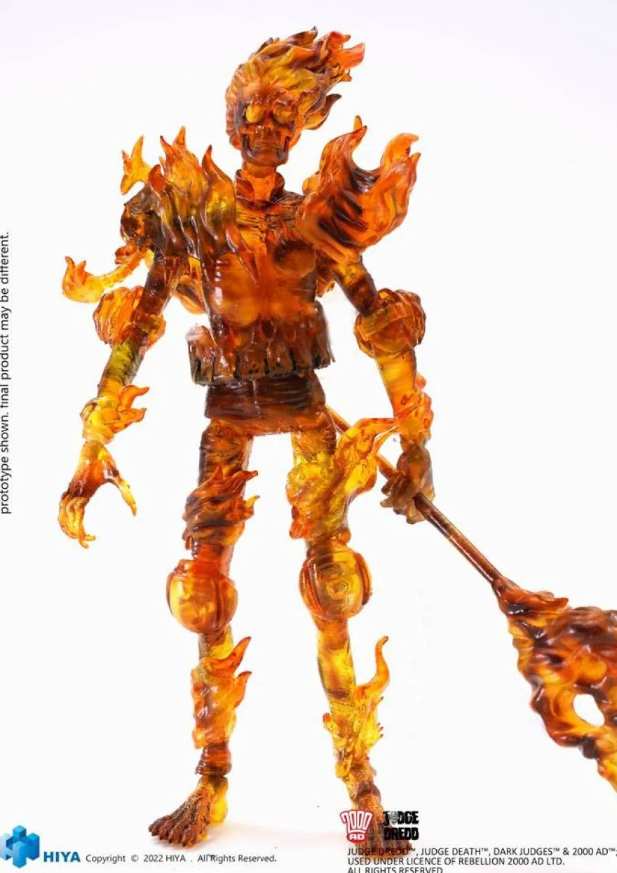 B-Ware 2000 AD Exquisite Mini Actionfigur 1/18 Judge Fire - Teil abgebrochen