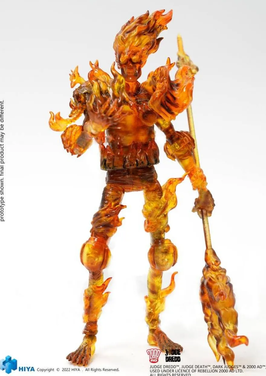 B-Ware 2000 AD Exquisite Mini Actionfigur 1/18 Judge Fire - Teil abgebrochen