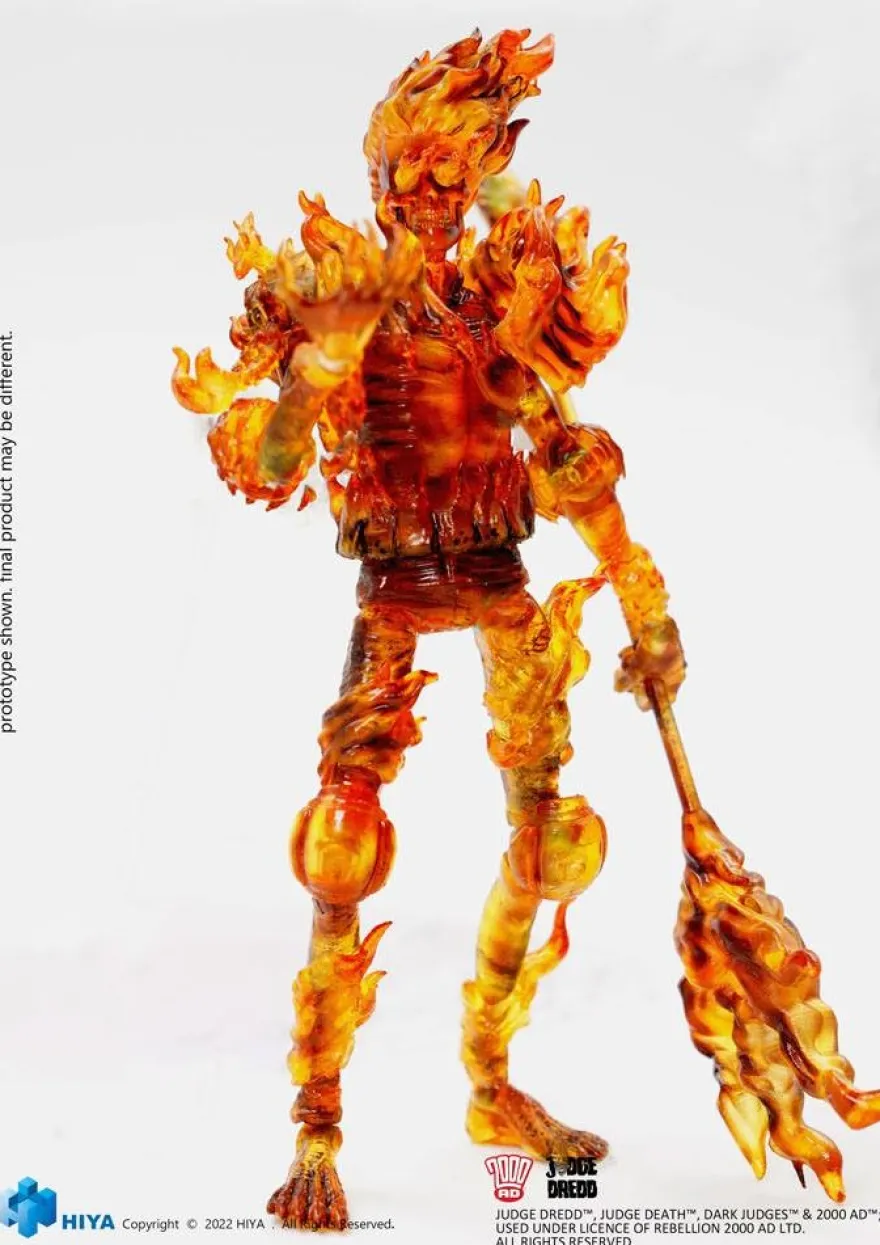 B-Ware 2000 AD Exquisite Mini Actionfigur 1/18 Judge Fire - Teil abgebrochen