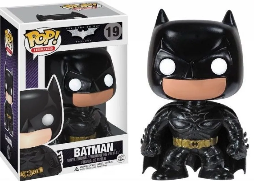 B-Ware Batman The Dark Knight Rises POP! Heroes Figur Batman 9 cm - defekte Verpackung